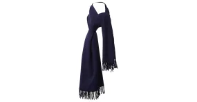 Autre Marque Bufanda con flecos en lana azul marino de Acne Studios Canada 